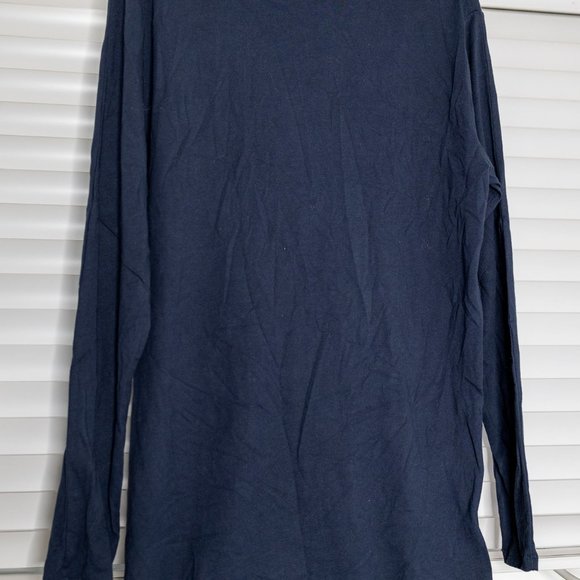 NWT Zanerobe Mens L Navy Long Sleeve T Shirt - Picture 2 of 3